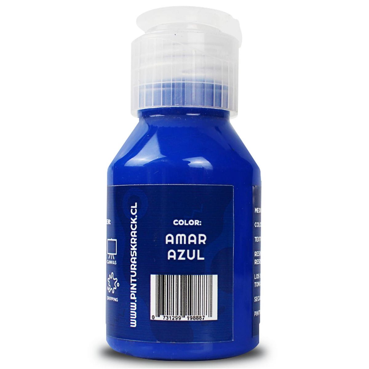 KRACK - Pintura Acrílica Azul Amar Azul 0.070 l
