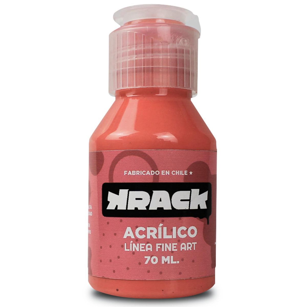 KRACK - Pintura Acrílica Rojo Sandía Calada 0.070 l