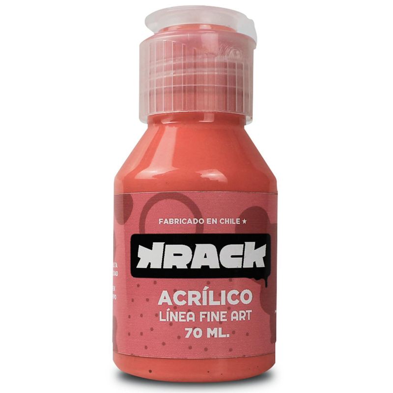 KRACK - Pintura Acrílica Rojo Sandía Calada 70 ml