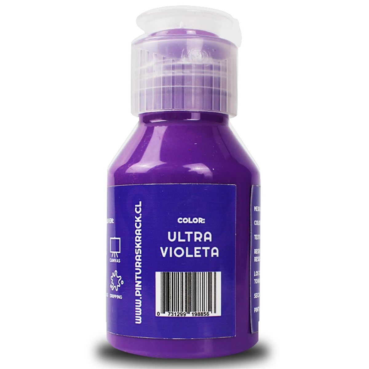 KRACK - Pintura Acrílica Morado Ultravioleta 0.070 l
