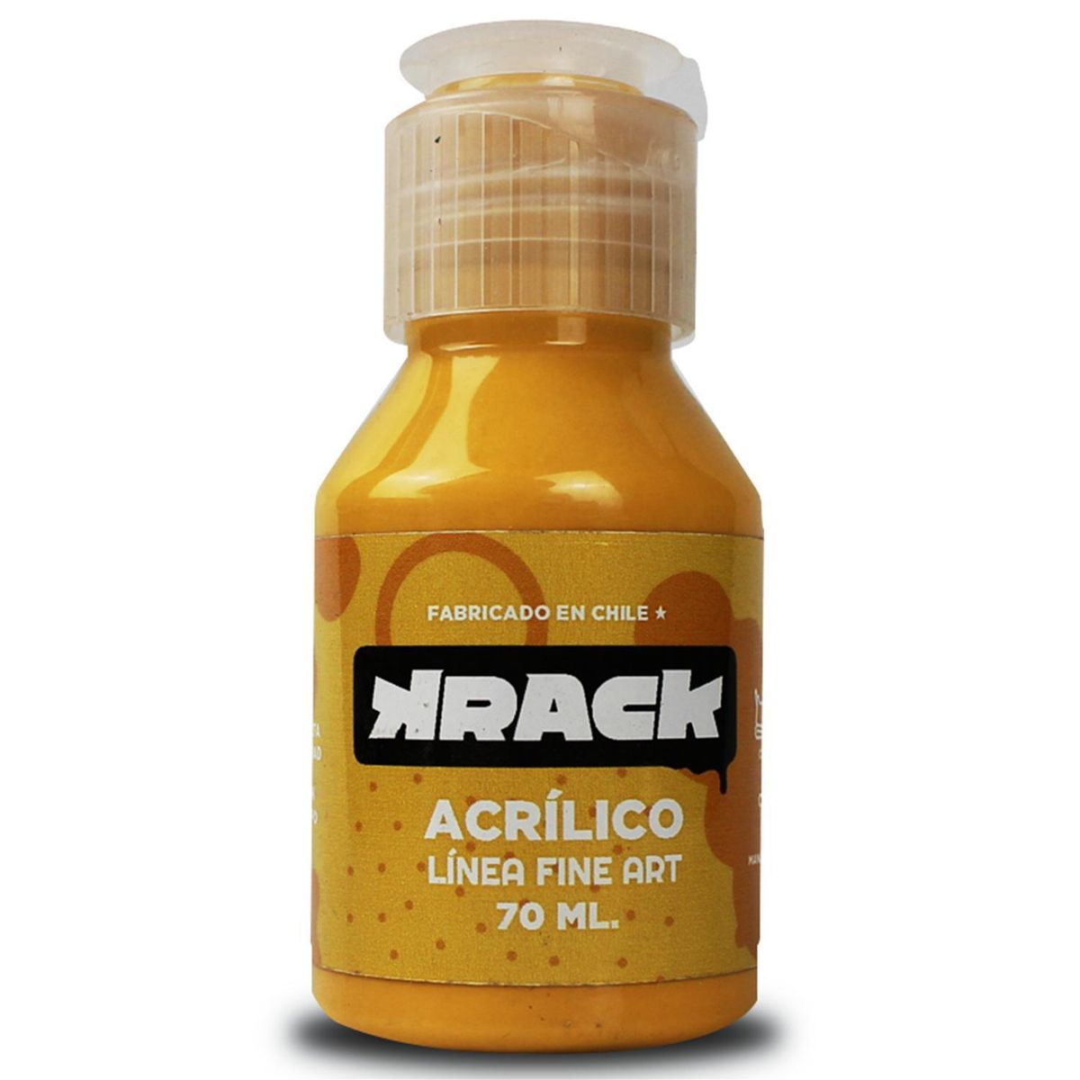KRACK - Pintura Acrílica Amarillo Cheddar 0.070 l