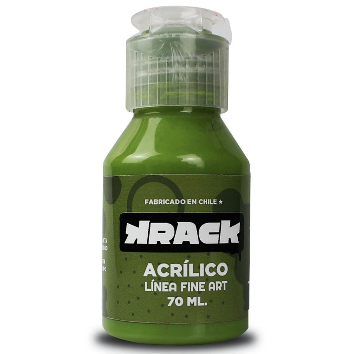 KRACK - Pintura Acrílica Verde Musgo 0.070 l