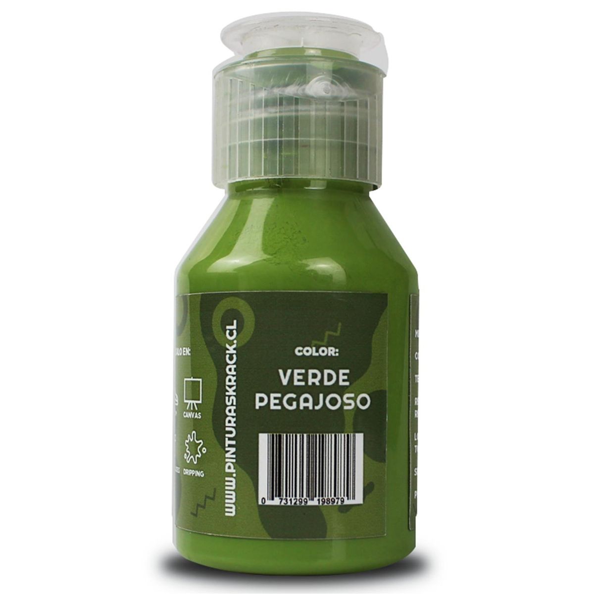 KRACK - Pintura Acrílica Verde Musgo 0.070 l