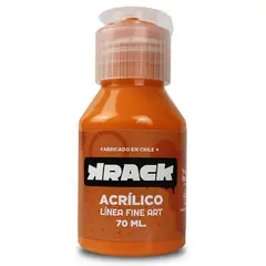 KRACK - Pintura Acrílica Naranjo Calabaza 70 ml