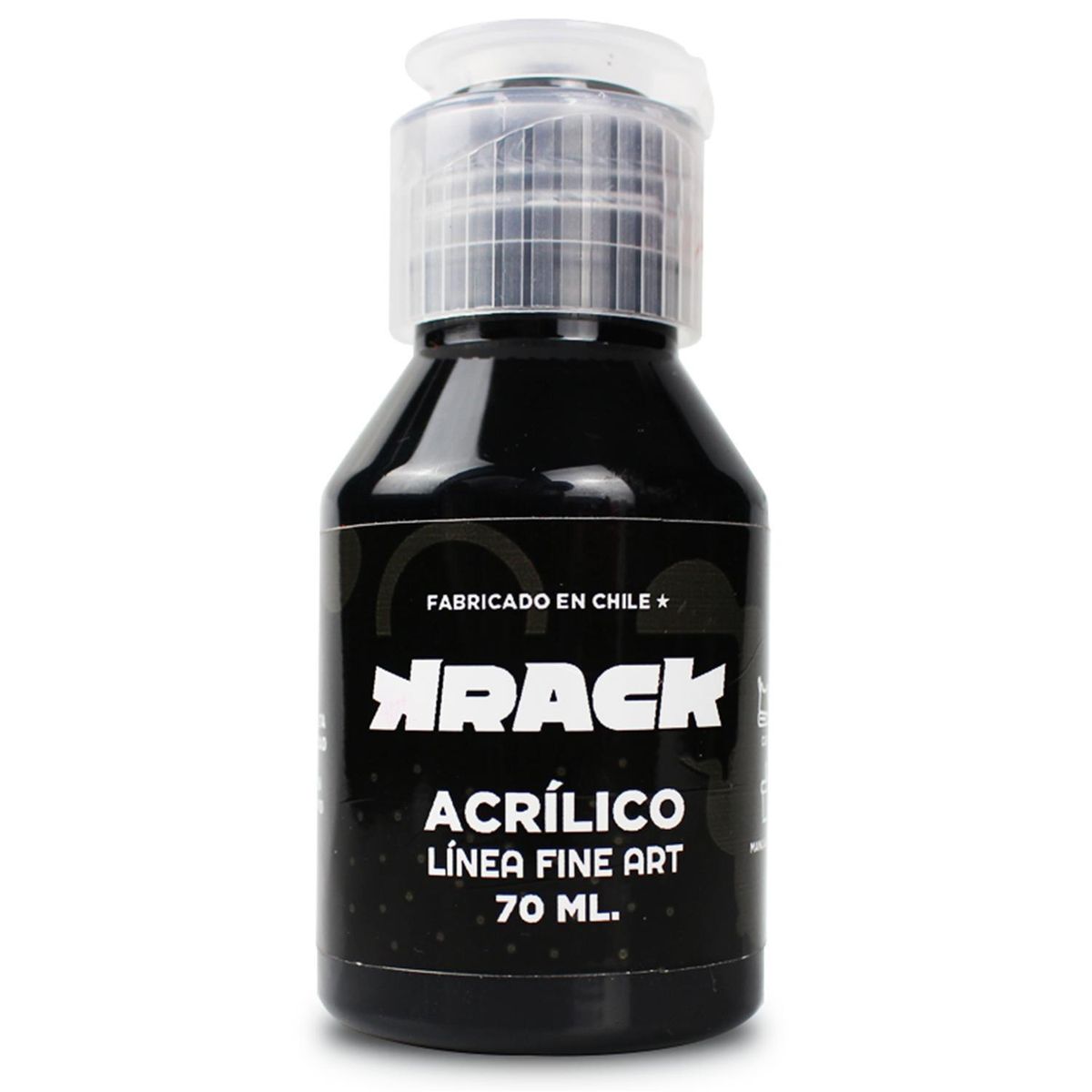 KRACK - Pintura Acrílica Negro Brígido 0.070 l