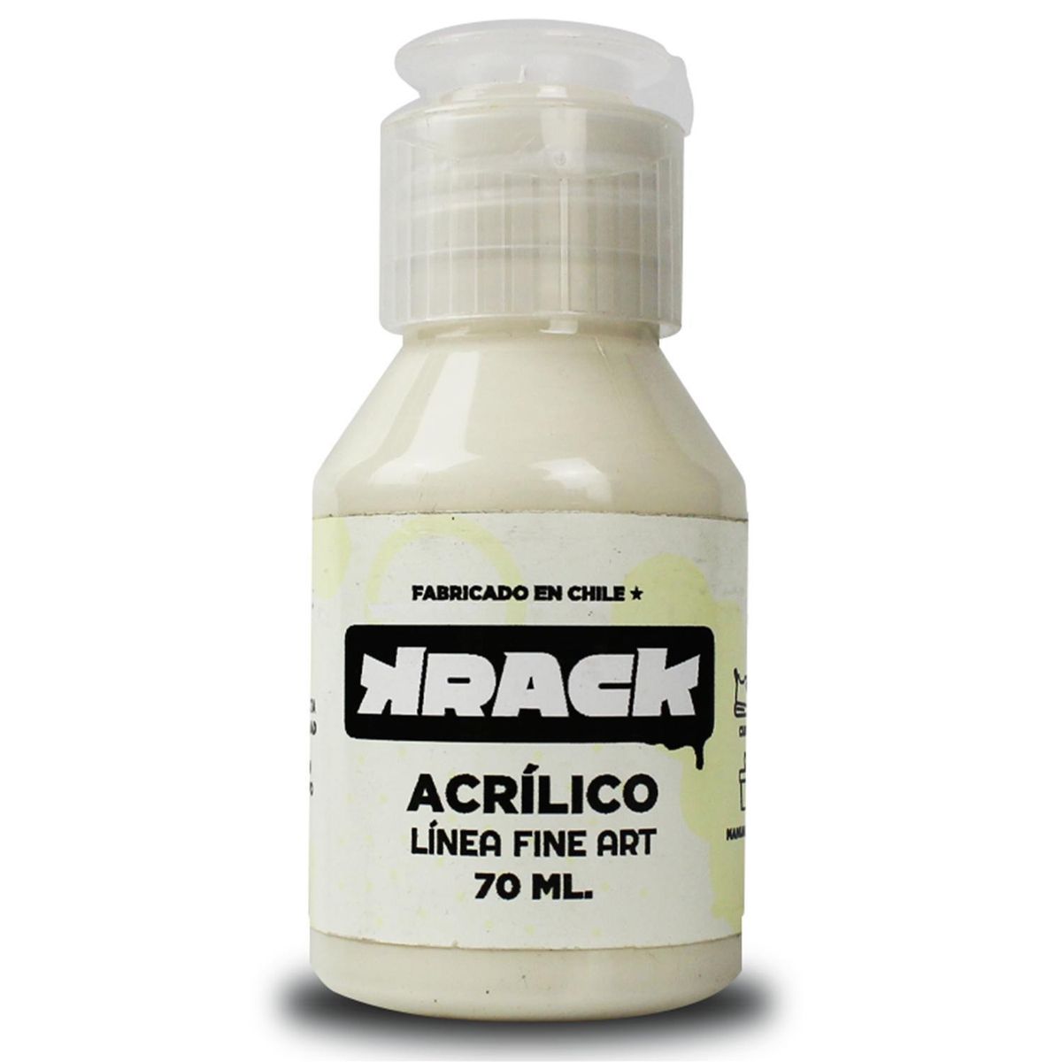 KRACK - Pintura Acrílica Blanco Helado de Piña 0.070 l