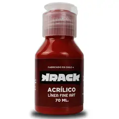 KRACK - Pintura acrílica rojo merken 70ml