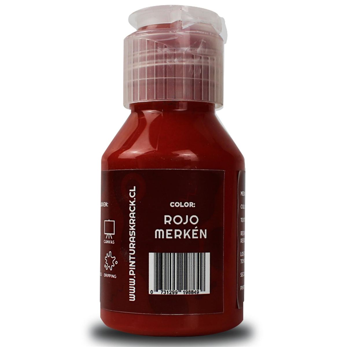 KRACK - Pintura Acrílica Rojo Merken 0.070 l