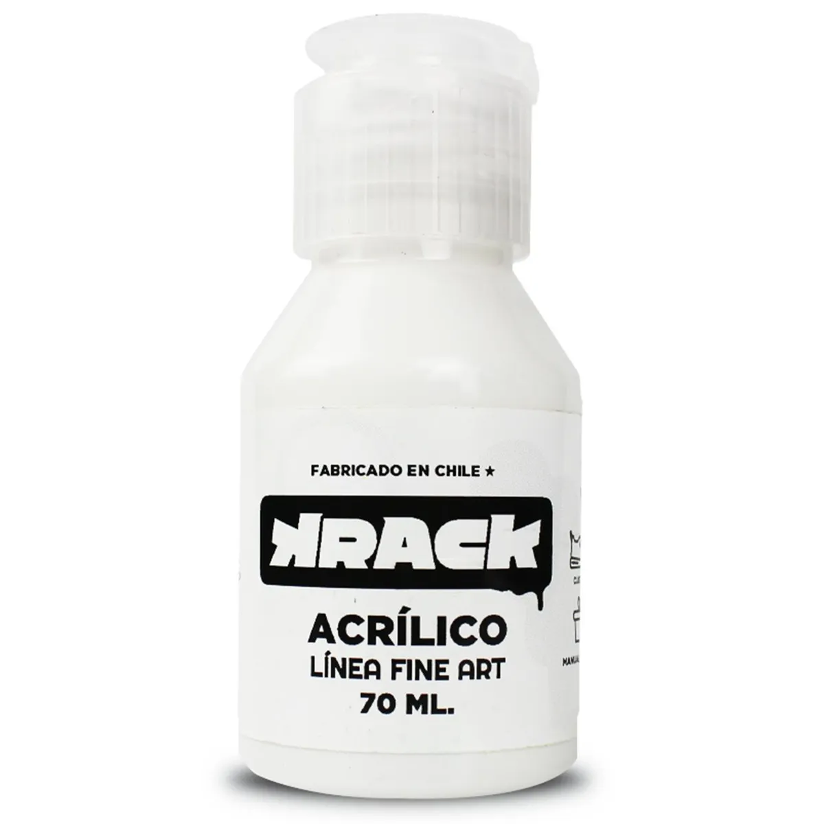 KRACK - Pintura Acrílica Blanco Tiza 0.070 l