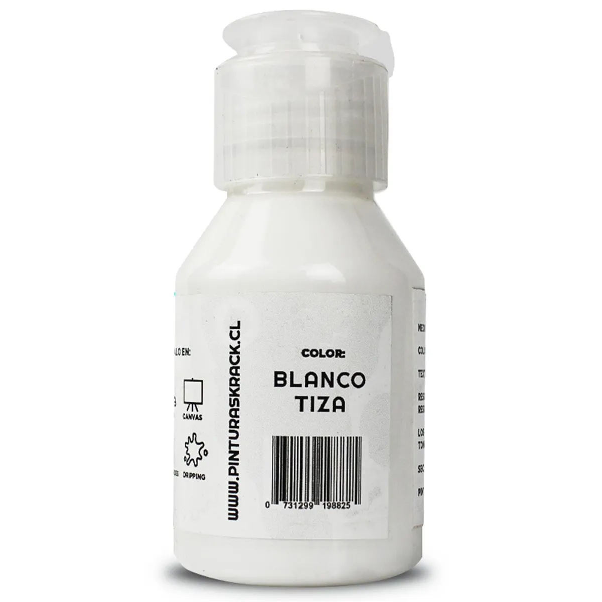 KRACK - Pintura Acrílica Blanco Tiza 0.070 l