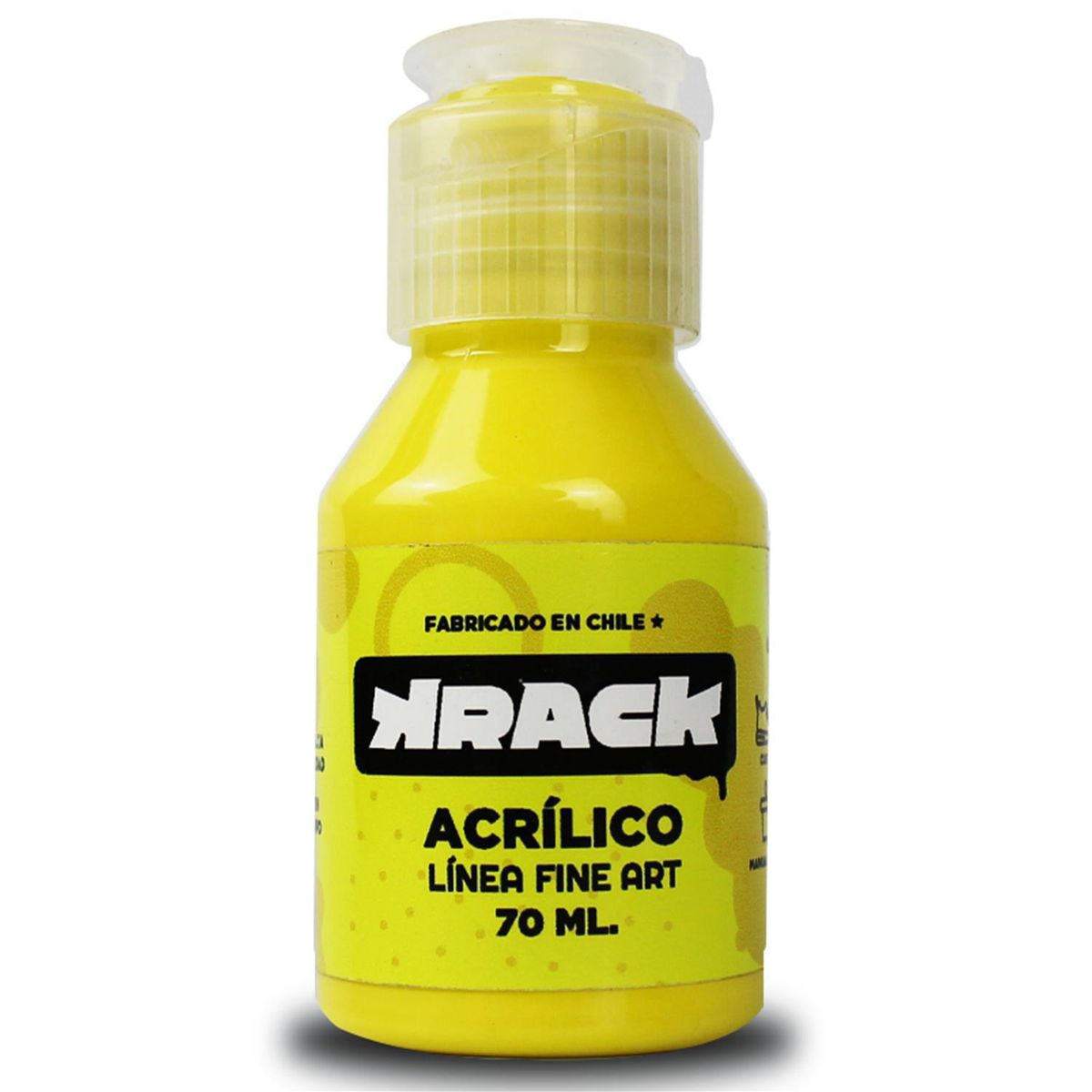 KRACK - Pintura Acrílica Amarillo Lingote 0.070 l
