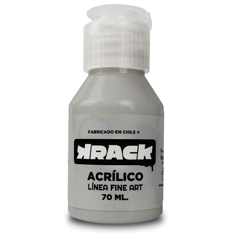 KRACK - Pintura Acrílica Gris Claro 70 ml