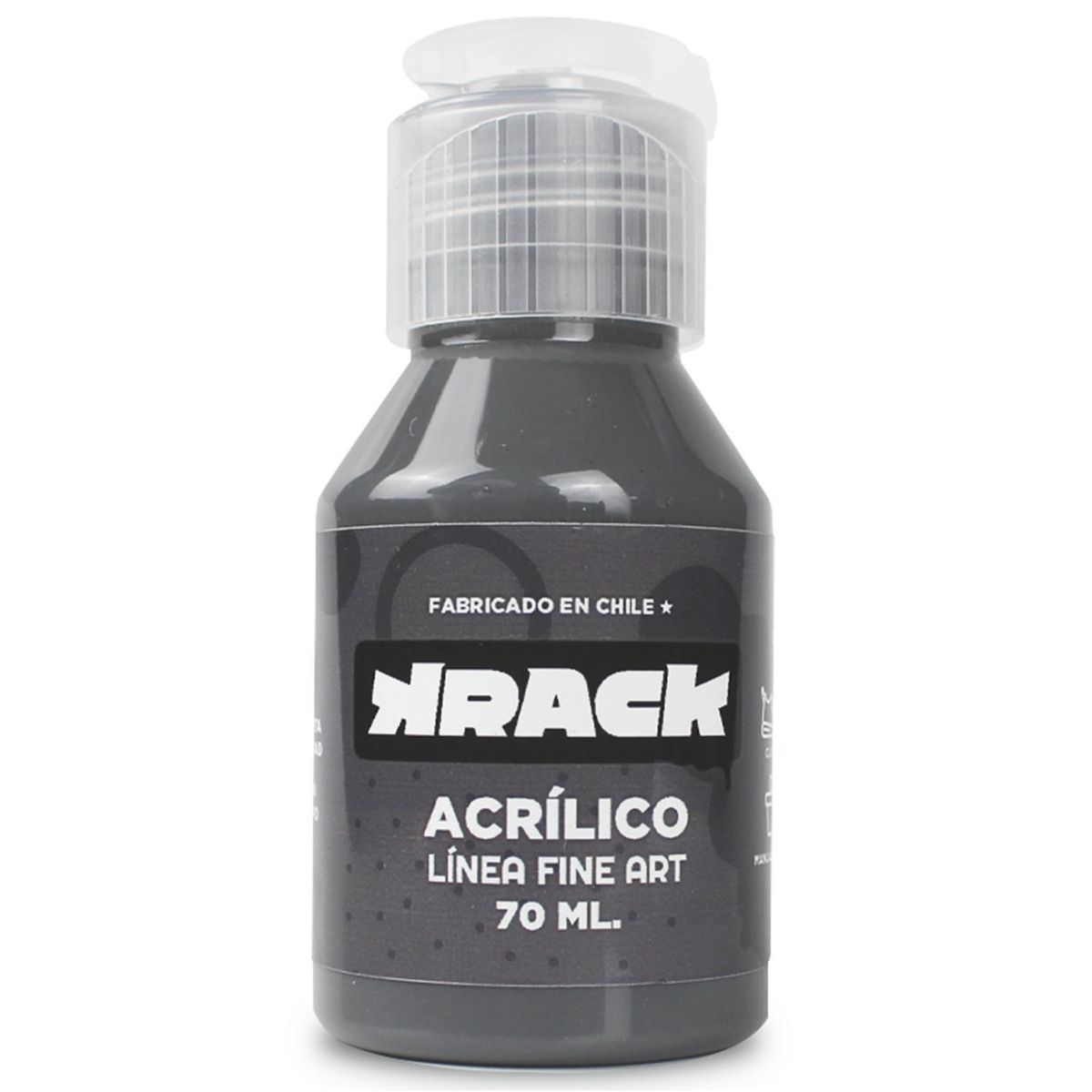 KRACK - Pintura Acrílica Gris Oscuro 0.070 l