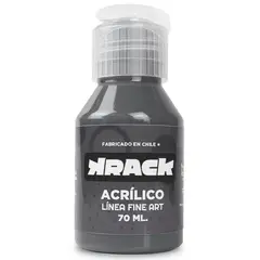 KRACK - Pintura Acrílica Gris Oscuro 70 ml