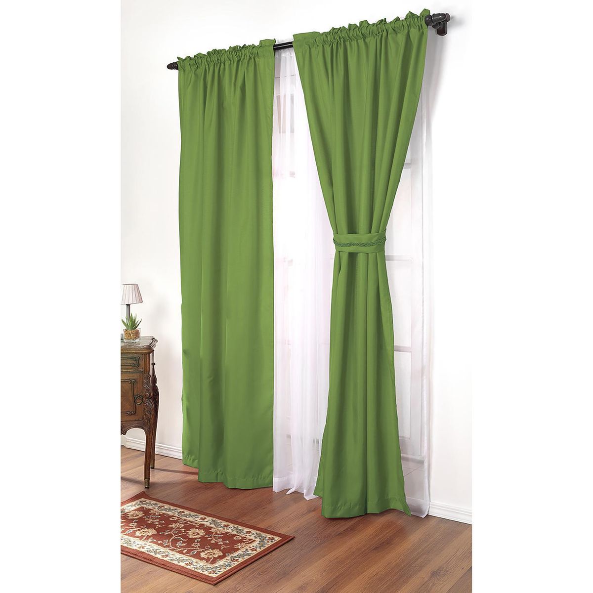 DORAL - Cortina Agatha Tela 140x220 cm Verde