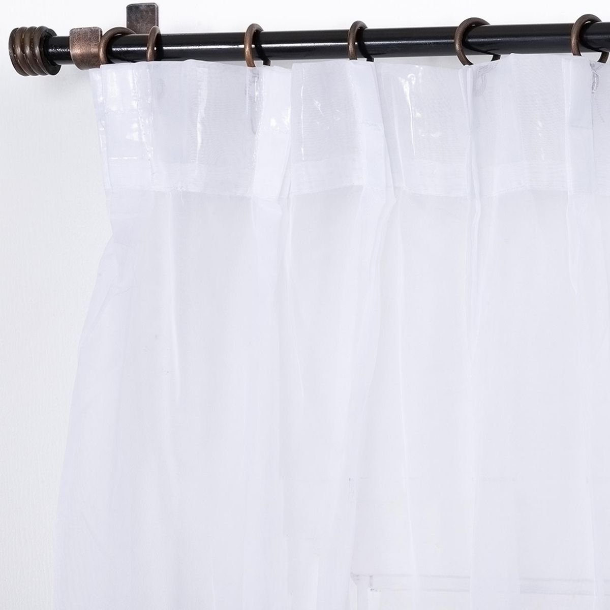 DORAL - Cortina velo pinzas 1 paño 1.45 x 2.30 m blanco