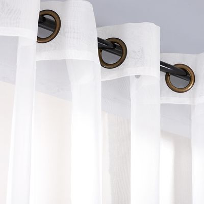 Imagen 2 del producto Set Cortinas 2 Paños De velo 145x220 cm Blanco