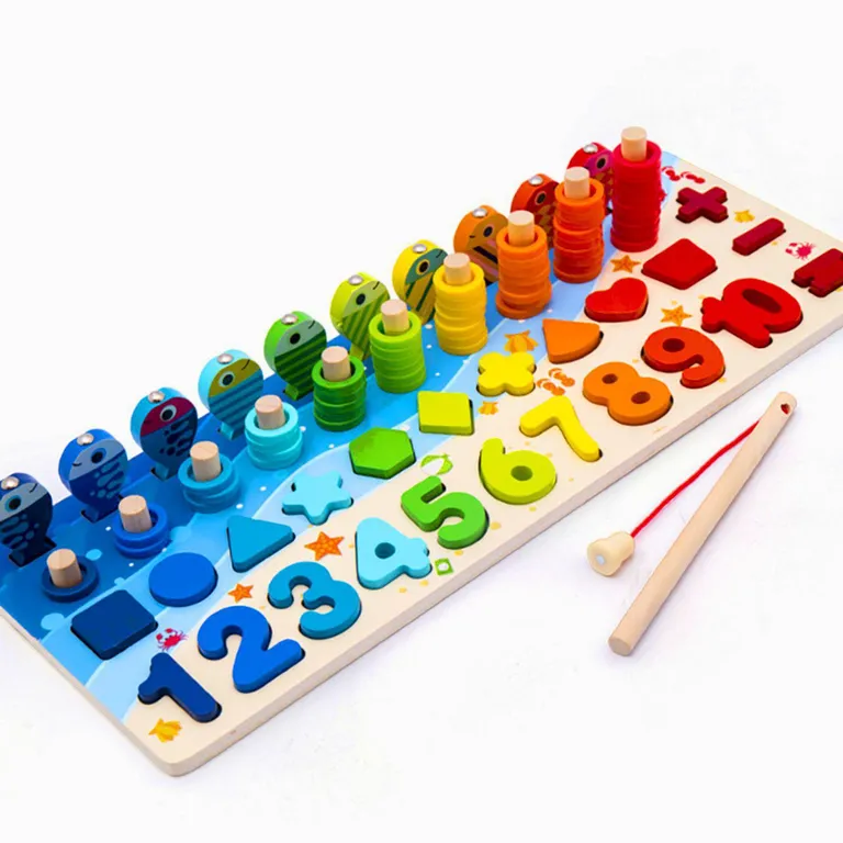 Puzzle Didáctico Multi Actividades Desarrollo Habilidades Niños