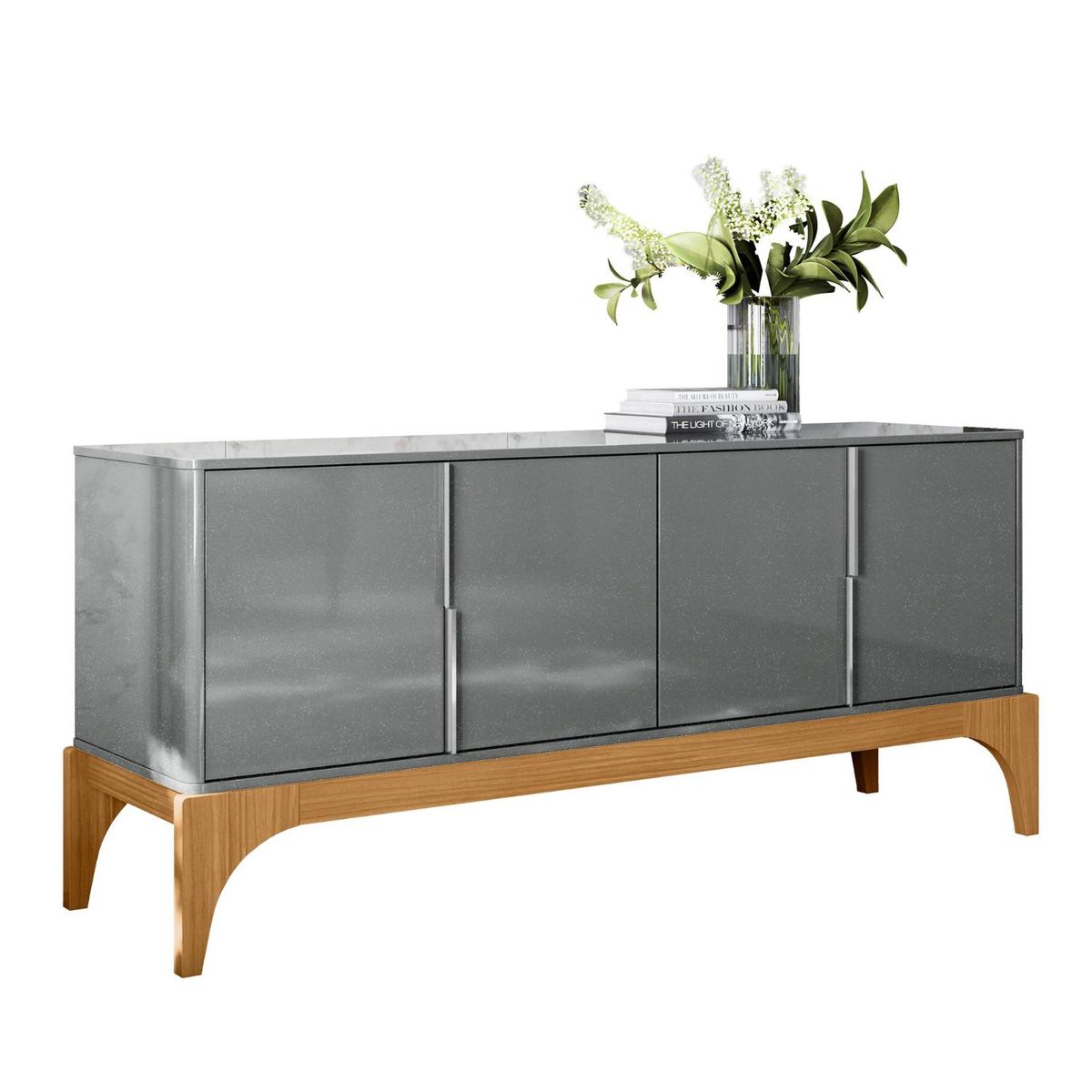 ONESSTA - Buffet Amalfi Ceniza 47.1x167.8x73.5 cm