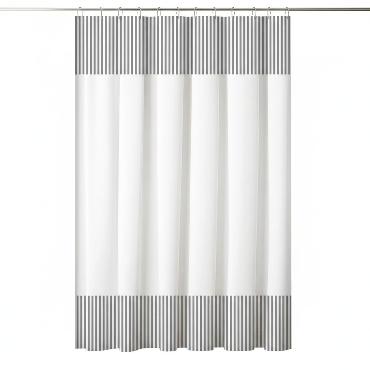 ATMOSPHERA HOME - Cortina lineas grises 180x180 cm