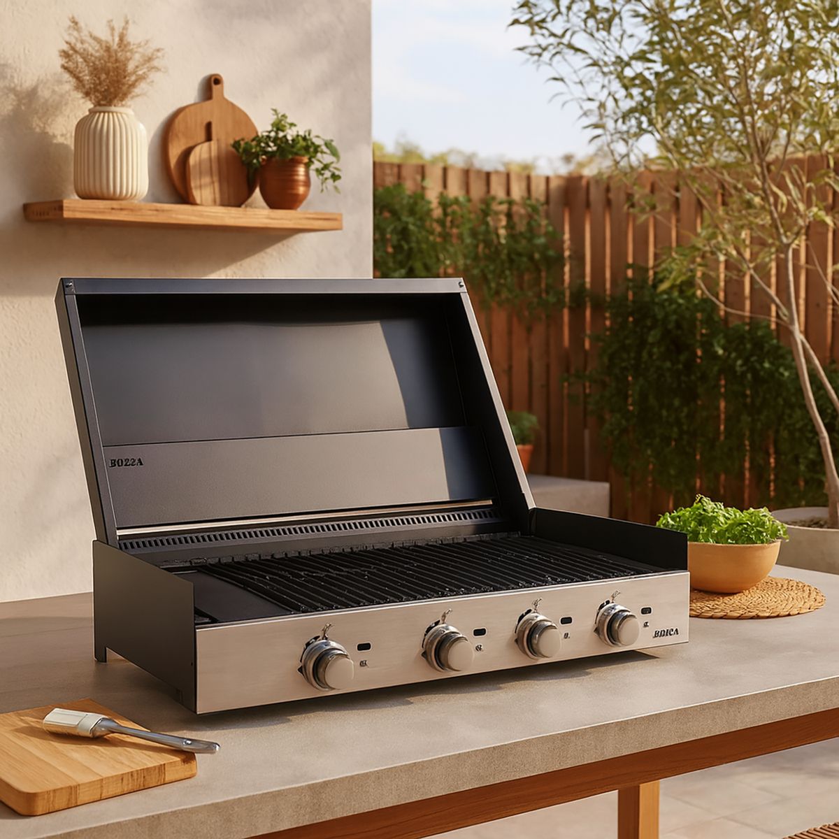 BOSCA - Parrilla QUINCHO GAS 1000 4 Quemadores 