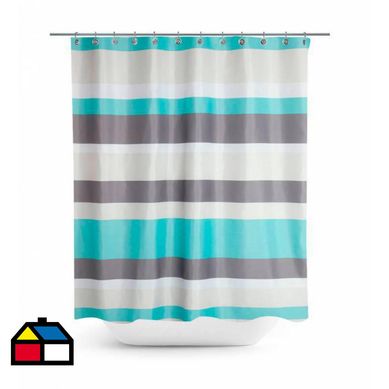 Set cortina 14 piezas rayas aspen