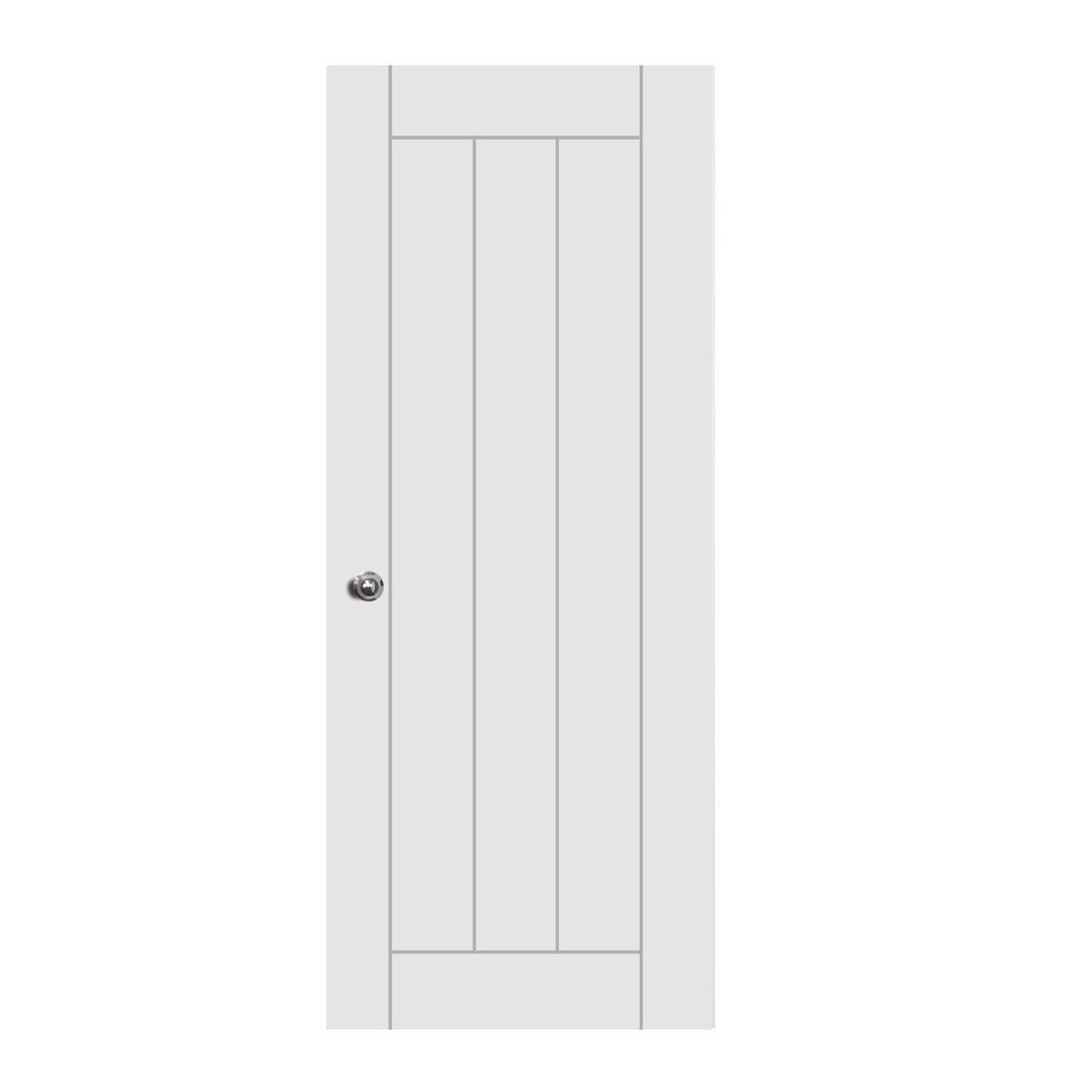 MASONITE - Puerta HDF 60x200 cm Armonia Prepintado Blanco