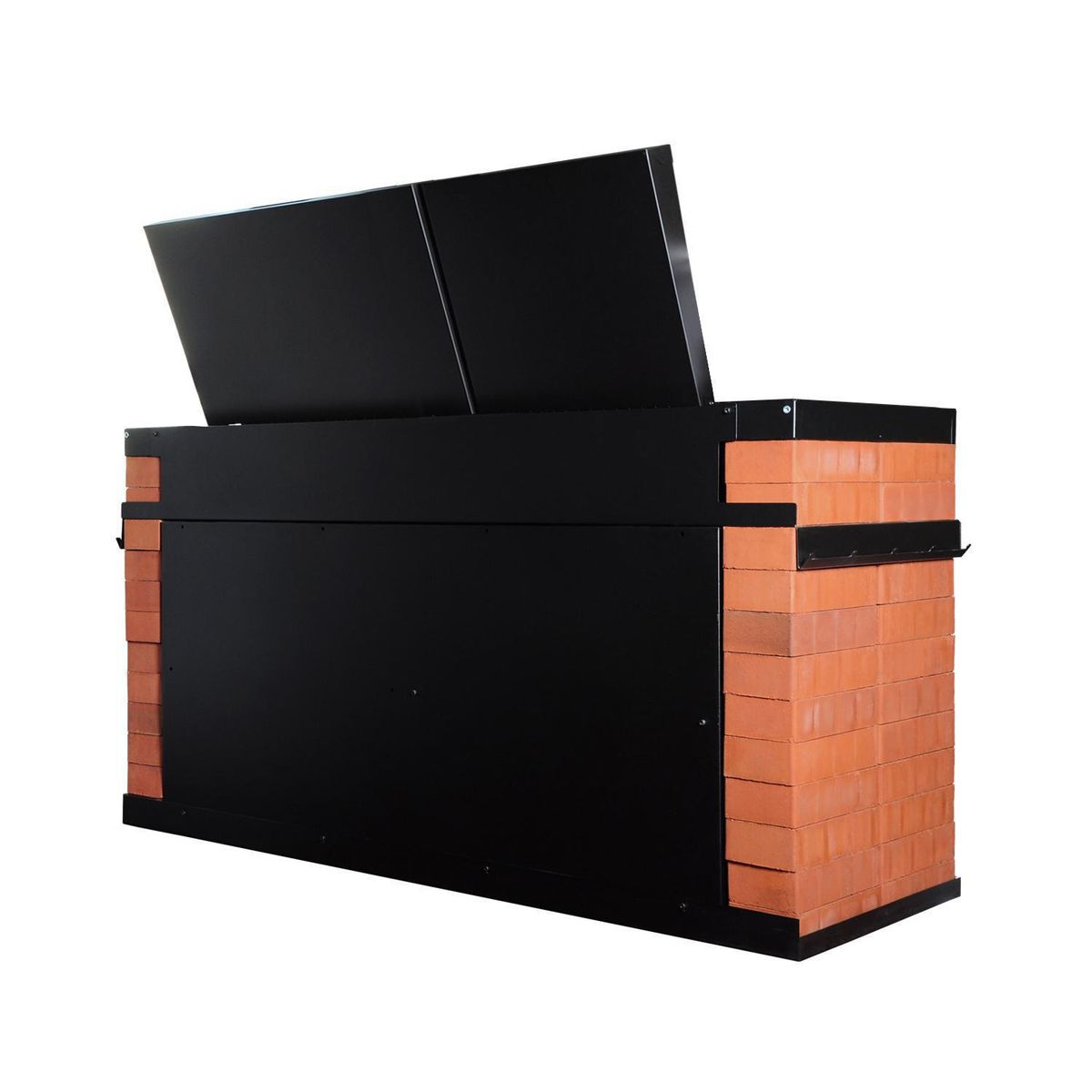 BOSCA - Quincho Block Grill Híbrido ( Gas 1000 + Carbón 500)