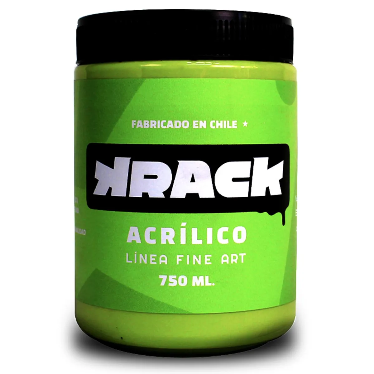 KRACK - Pintura Acrílica Verde Volantín 0.75 l