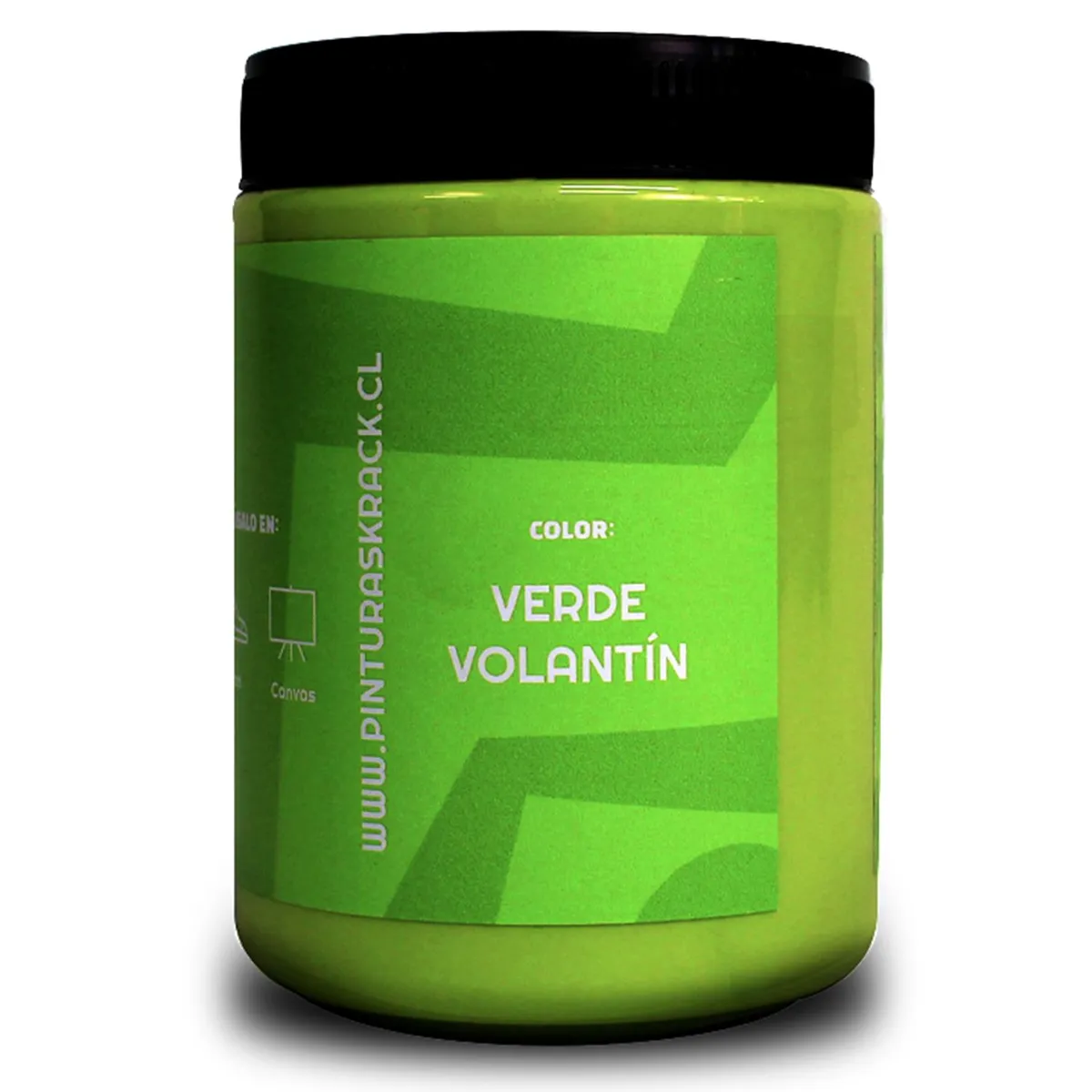 KRACK - Pintura Acrílica Verde Volantín 0.75 l