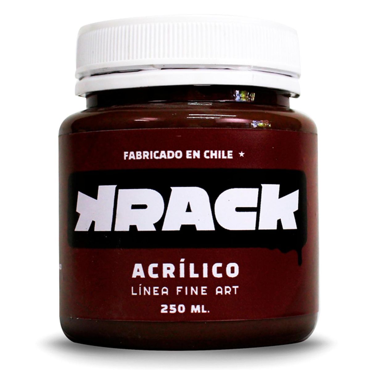 KRACK - Pintura Acrílica Café con piernas 0.25 l