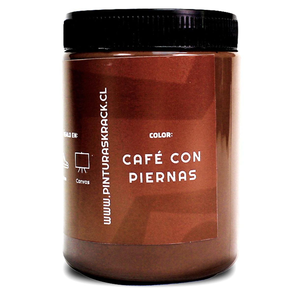 KRACK - Pintura Acrílica Café con Piernas 0.75 l