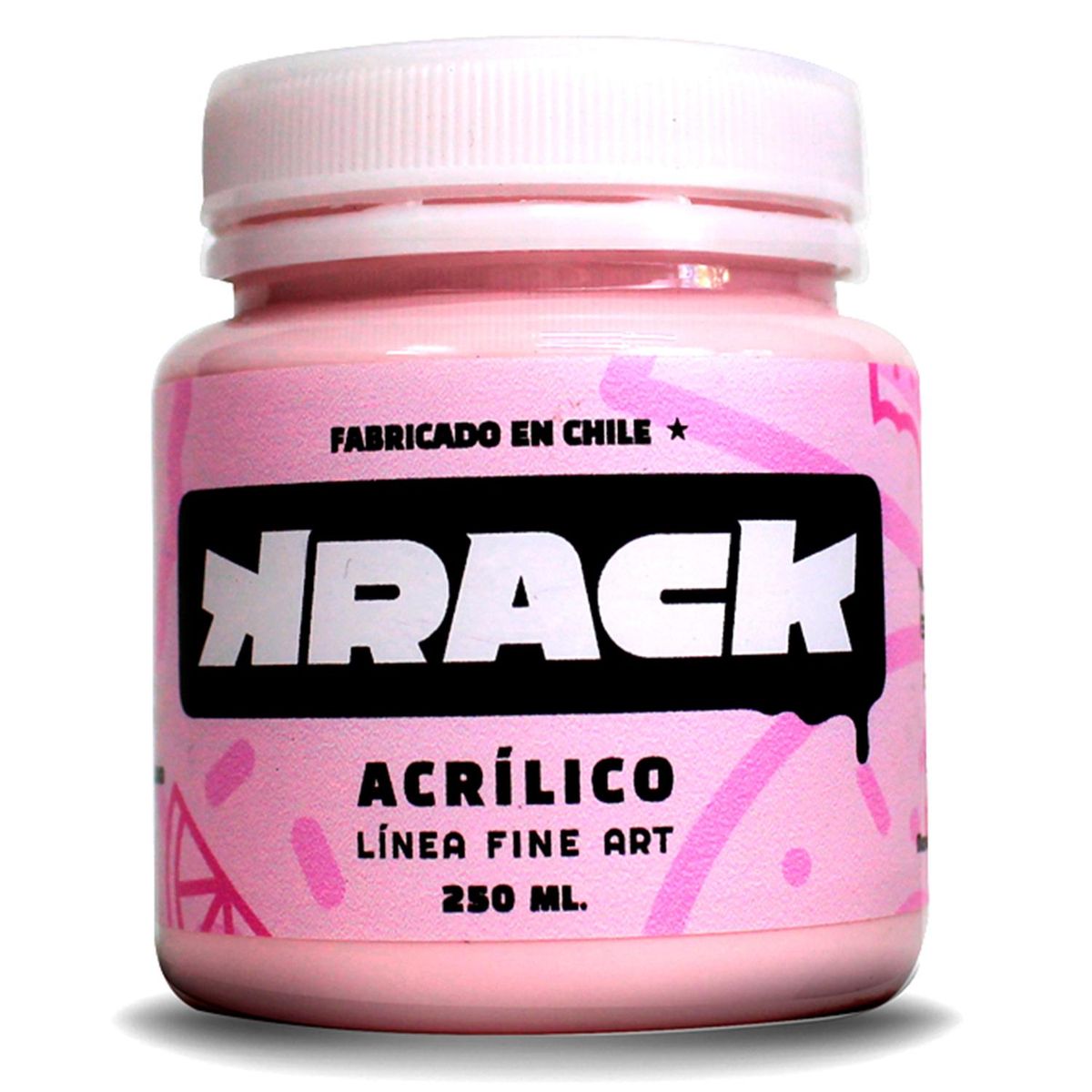 KRACK - Pintura Acrílica Pastel x Daniel´s Rosado Helado Nesquick 0.25 l