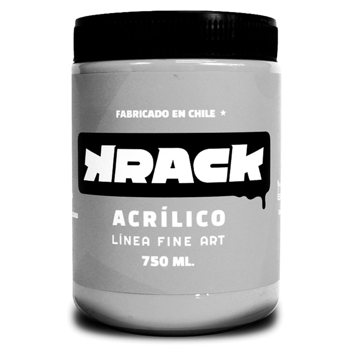 KRACK - Pintura Acrílica Gris Claro 0.75 l