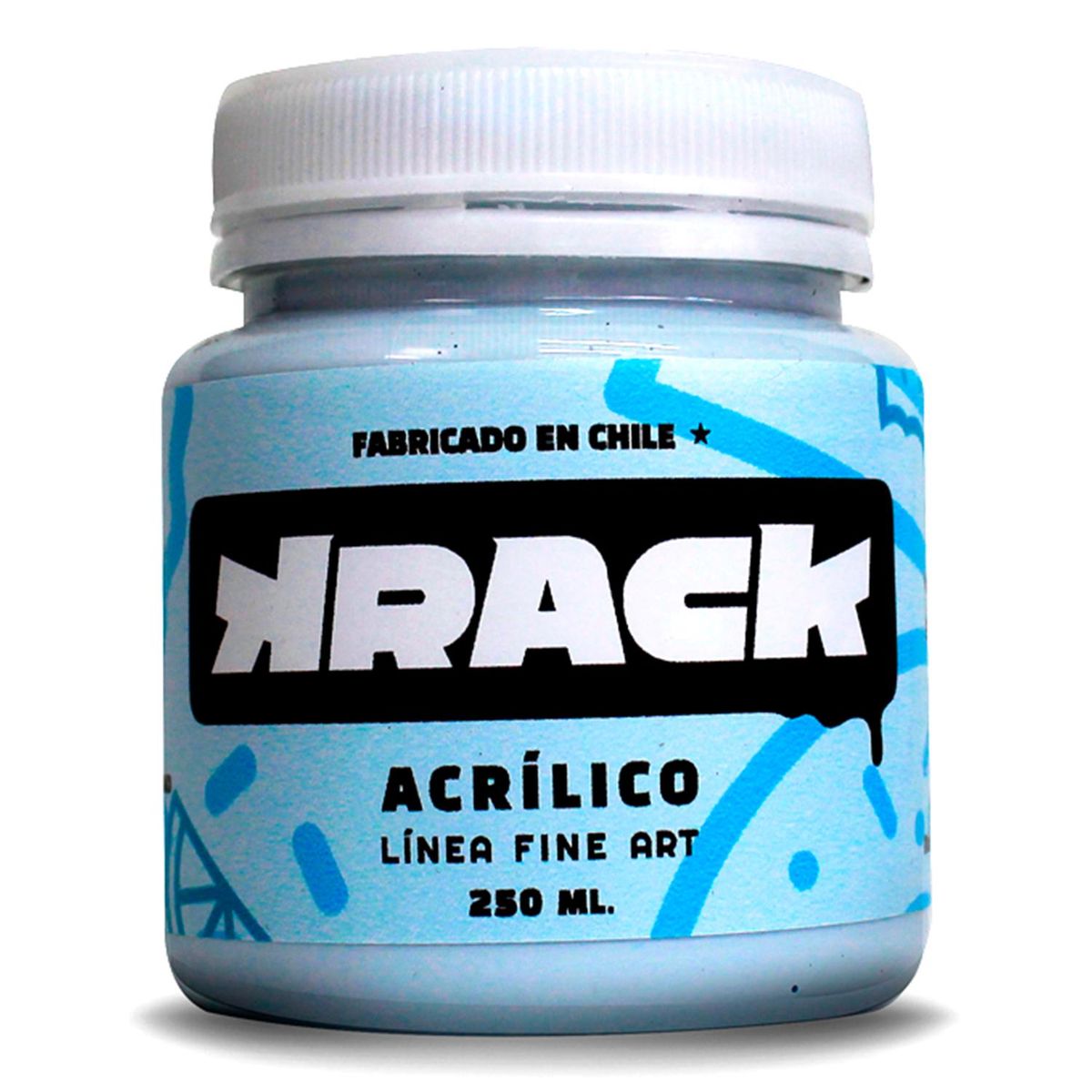 KRACK - Pintura Acrílica Pastel x Daniel´s Celeste Galaxy Cookie 250 ml