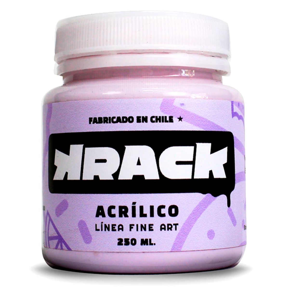 KRACK - Pintura Acrílica Pastel x Daniel´s Morado Barra Mora 250 ml
