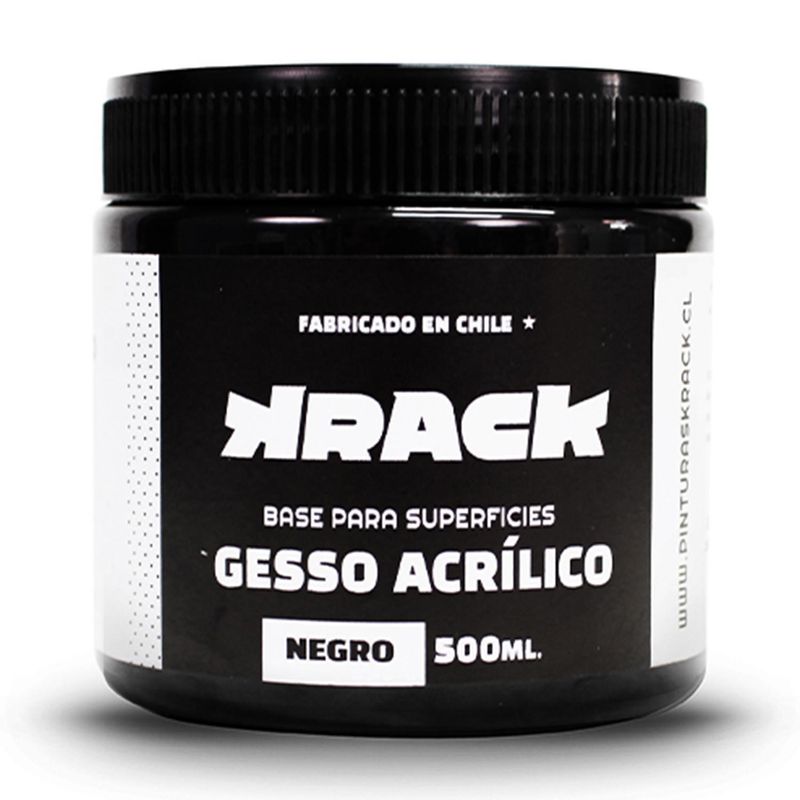 KRACK - Nivelador de Superficies Gesso  Negro 500 ml