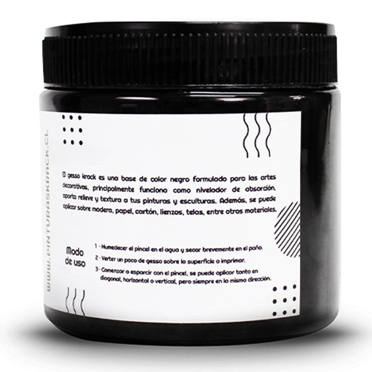 KRACK - Nivelador de Superficies Gesso Negro 0.5 l