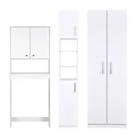 Combo estante 2 puertas + despensero+ estante organizador