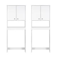 Combo 2 estante baño 2 puertas blanco