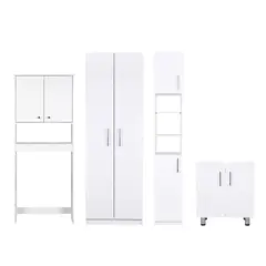 CIC - Combo Estante Vanitorio Blanco 60x180x33 cm