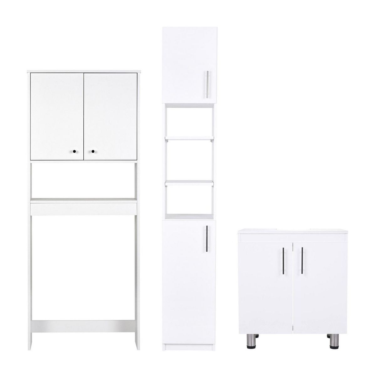 CIC - Combo Estante Vanitorio Blanco 30x180x30 cm