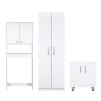 Combo Estante Vanitorio Blanco 60x180x33 cm