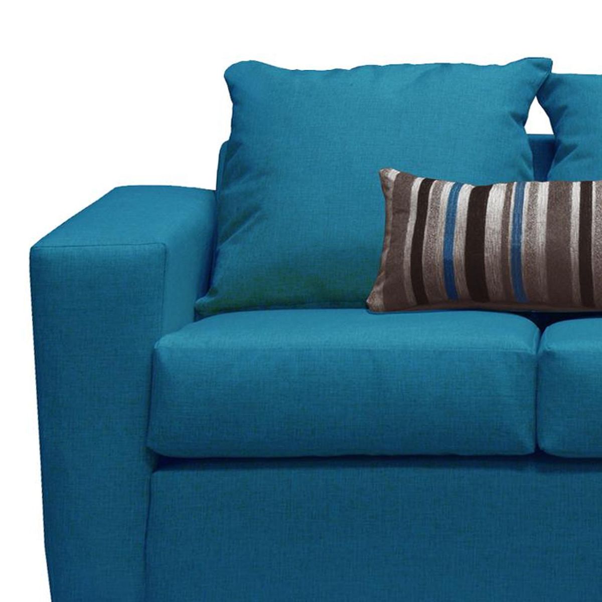 DKORA - Sofá Amber 2 cuerpos + pouf