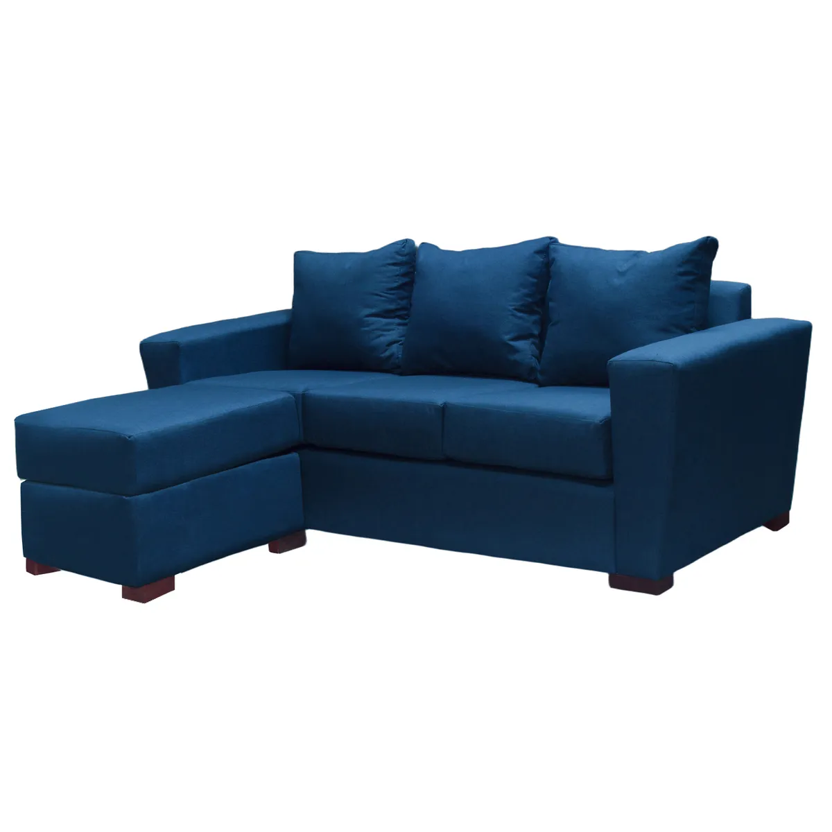 DKORA - Sofá Amber 3 cuerpos + pouf