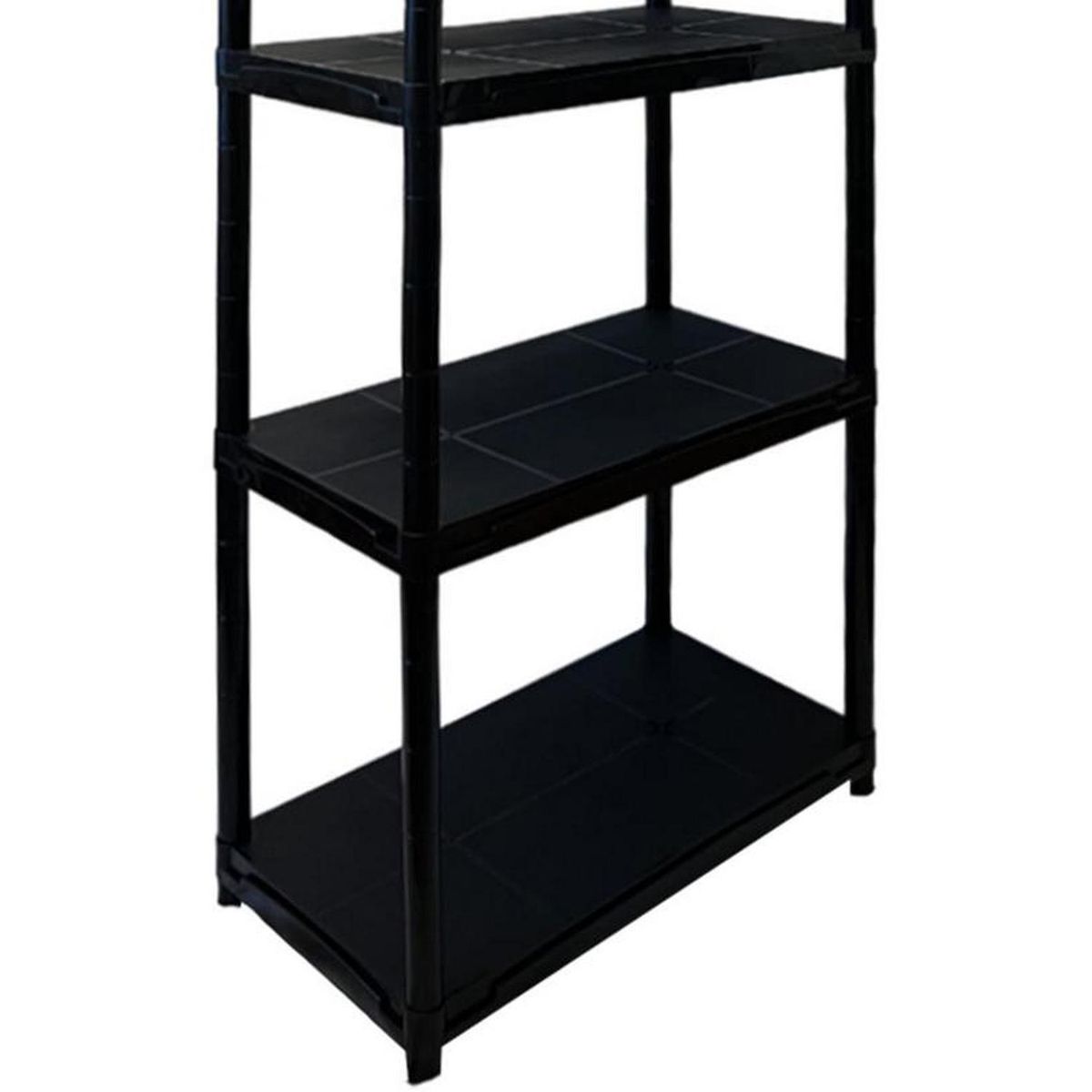 JENNY HOME - Estante Polipropileno 5 Nivel(es) 74x174x39 cm Negro