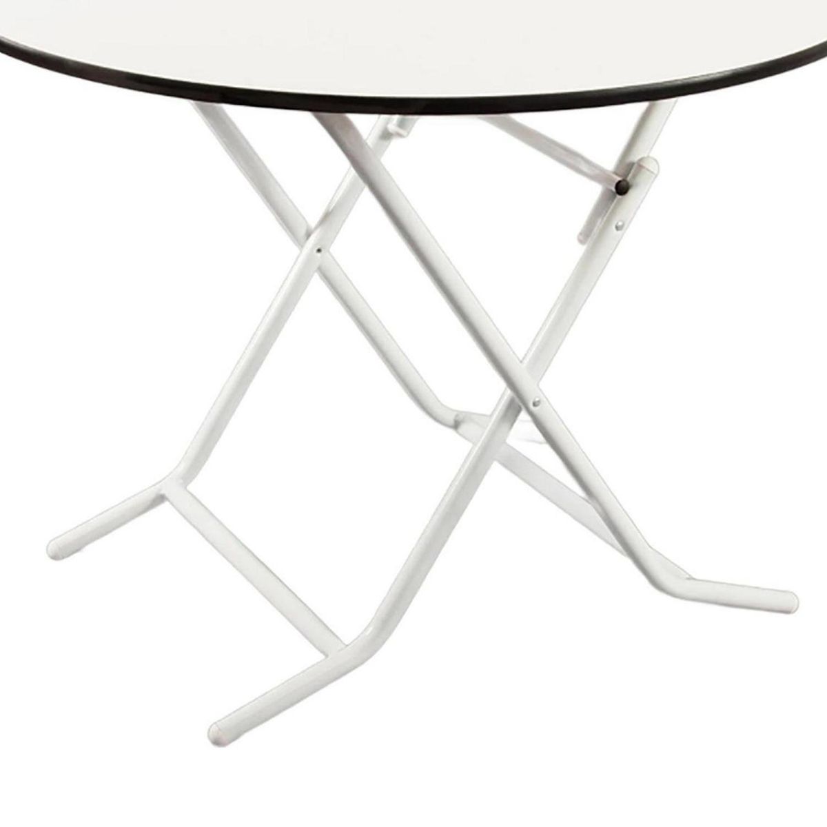 JENNY HOME - Mesa redonda plegable madera