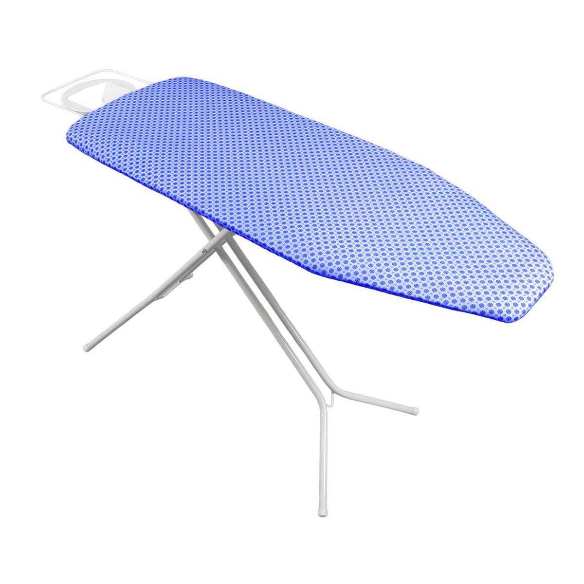 JENNY HOME - Tabla de Planchar Ancha Jenny Home Metálica Ajustable con Porta Plancha