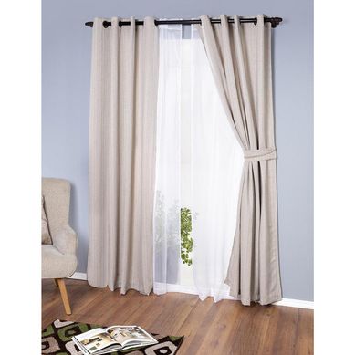 Cortina Emilia Set cortina 140x220 cm Crudo