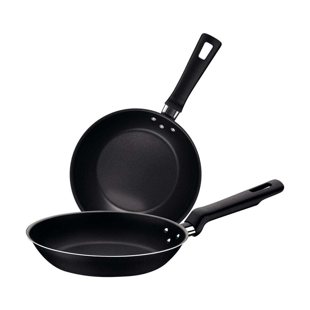TRAMONTINA - Set 2 Sartenes Loreto Aluminio Negro
